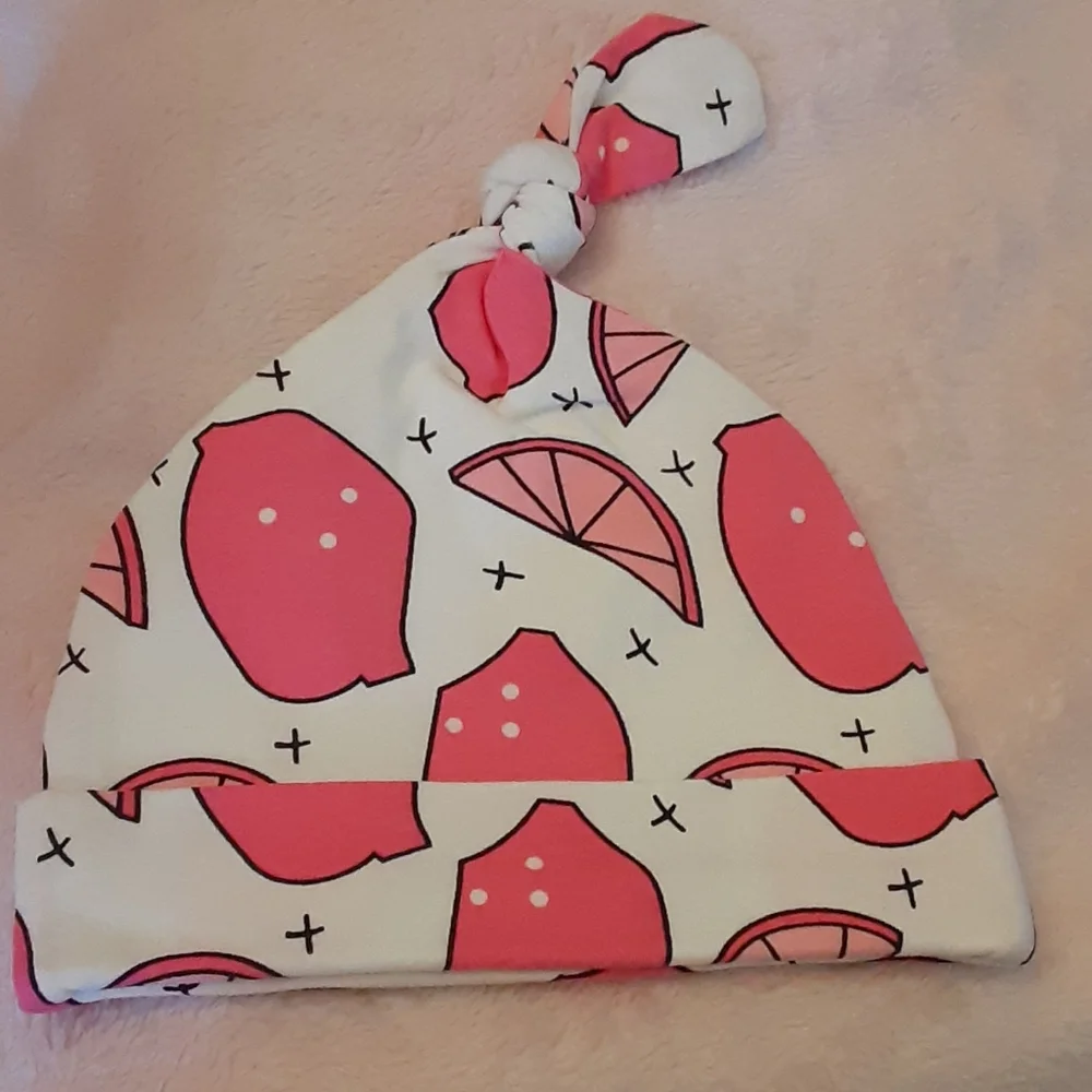 LyEn Baby newborn infant caps set 2 pink NEW …